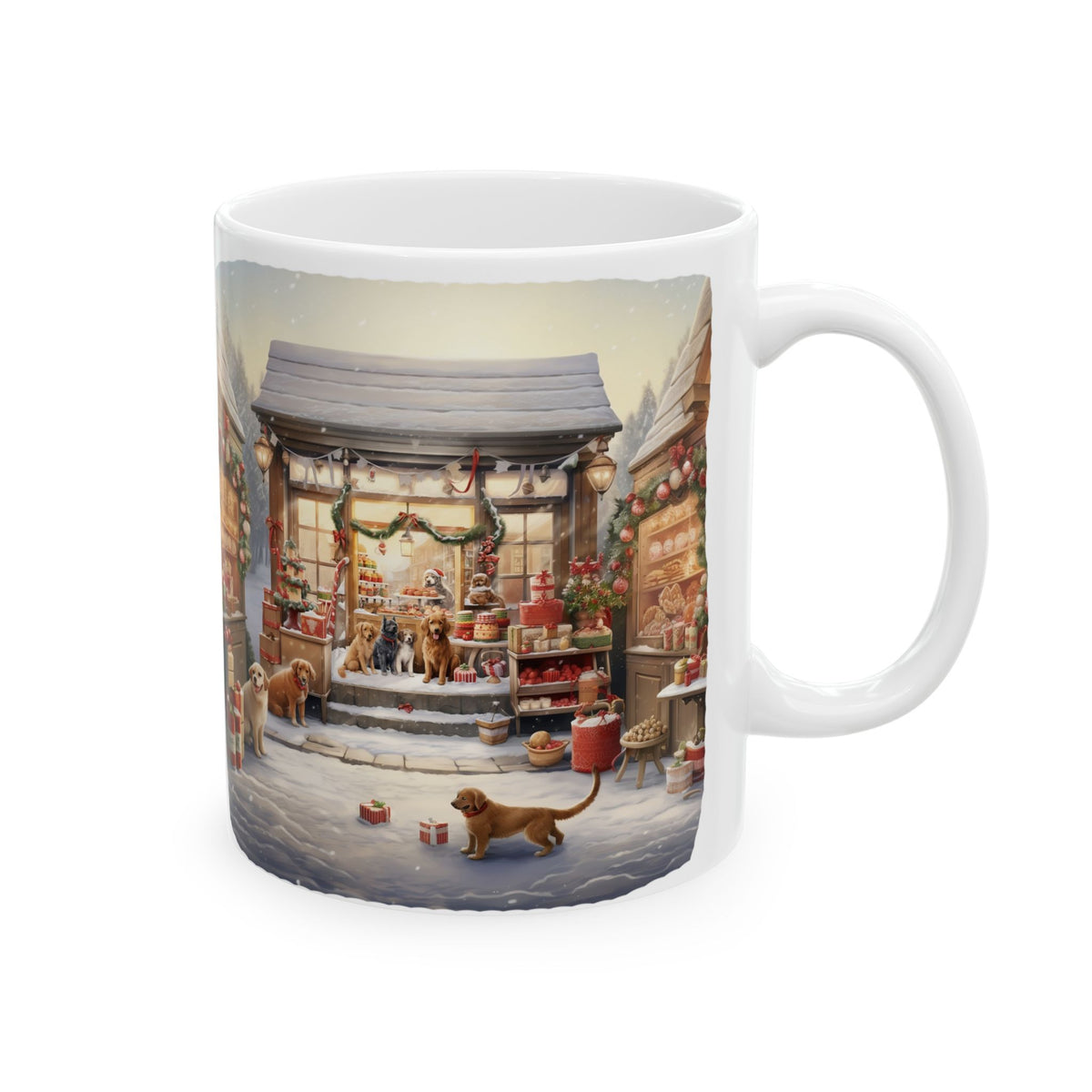 Cozy Christmas Village Ceramic Mug 11oz  Item #475598