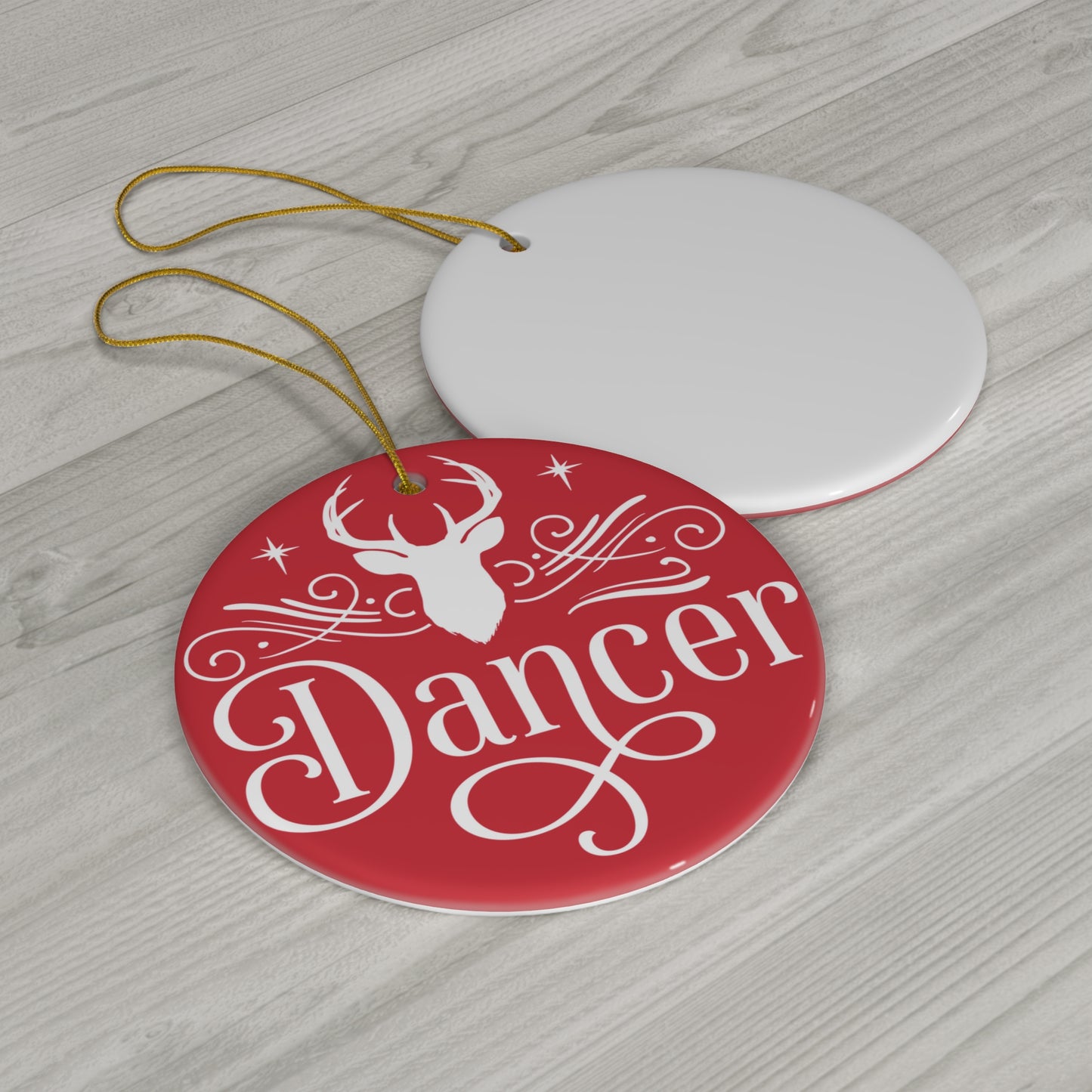 Dancer Ceramic Disc Ornament       Item #4869496