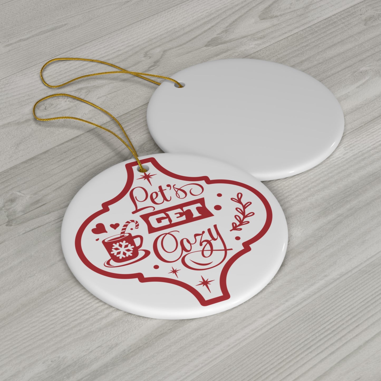 Lets Get Crazy Ceramic Disc Ornament         Item #9565769