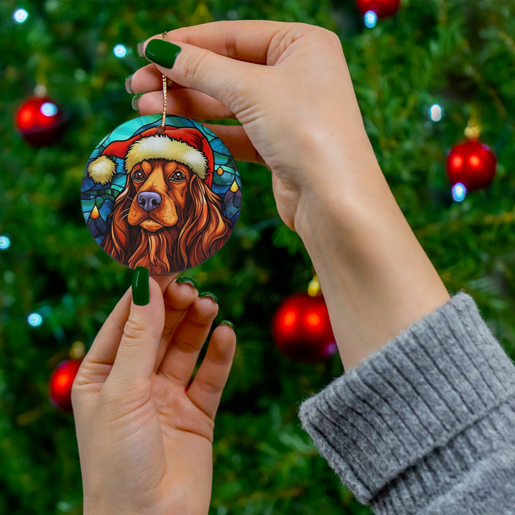 Dog Ceramic Disc Ornament           Item #4576827