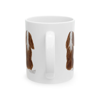 Dog Silhouette Mug – Back View Ceramic Coffee Cup 11oz    Item #20611