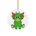 Dragon Ceramic Disc Ornament     Item #9655279