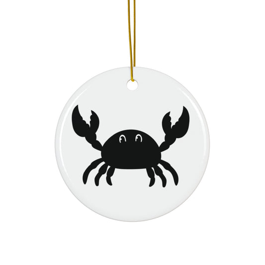 Crab Ceramic Disc Ornament     Item #3591331