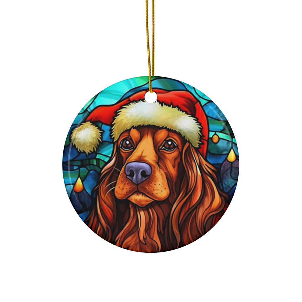 Dog Ceramic Disc Ornament           Item #4576827