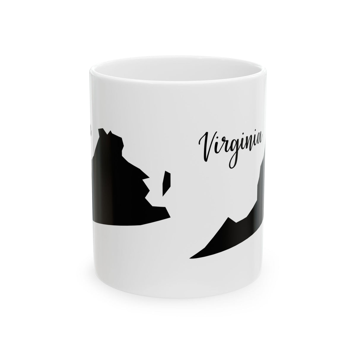 Virginia State Silhouette Ceramic Mug – 11oz    Item #293955