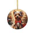 Dog Ceramic Disc Ornament          Item #8257538