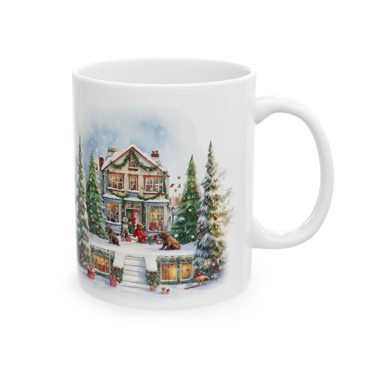 Christmas Village Ceramic Mug 11oz  Item #313971