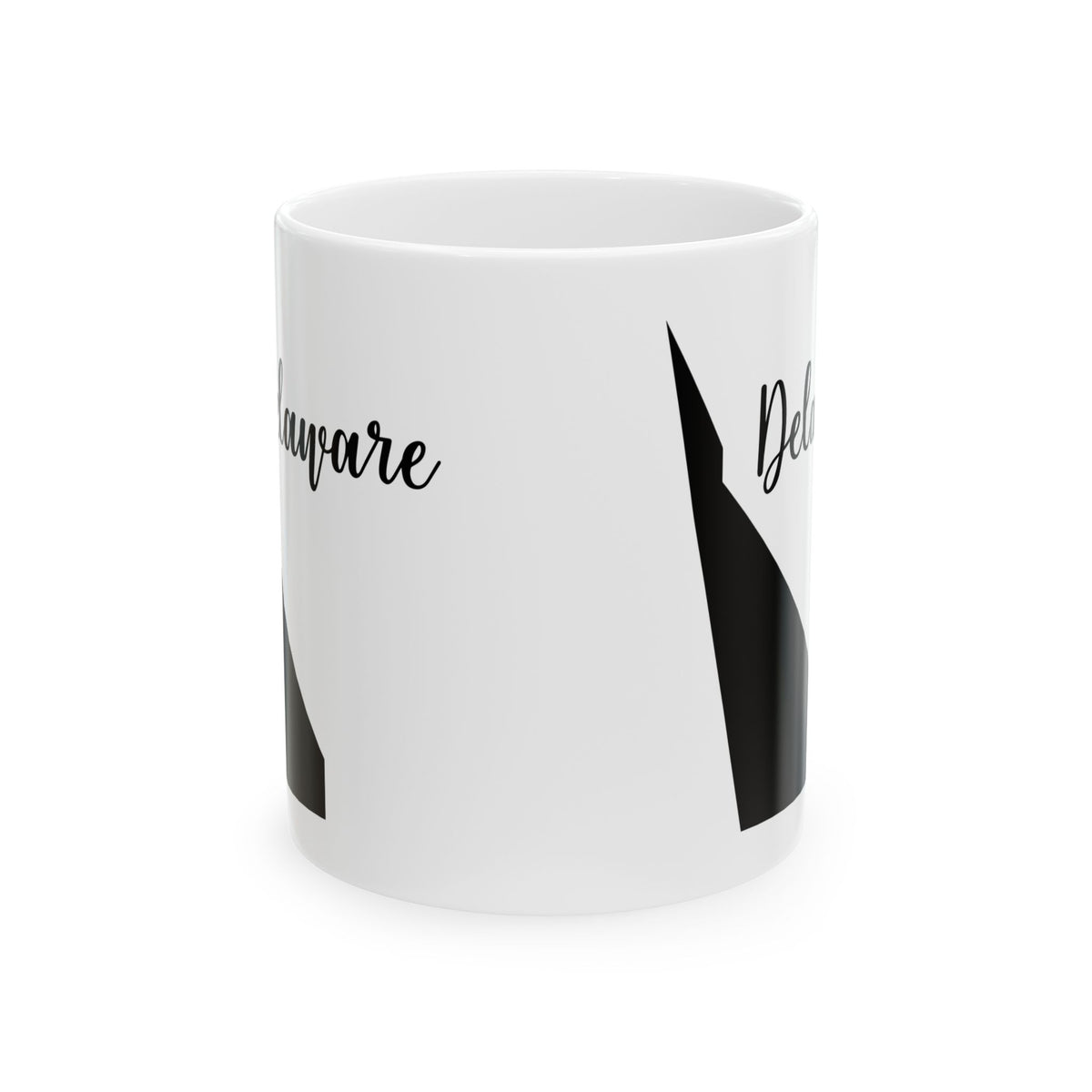 Delaware State Silhouette Ceramic Mug – 11oz    Item #90606
