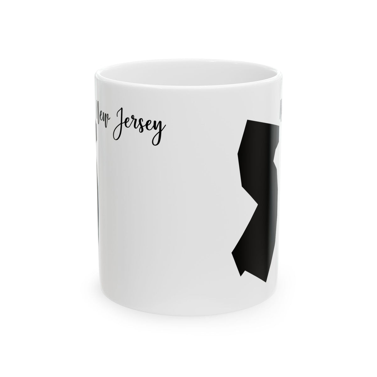 New Jersey State Silhouette Ceramic Mug – 11oz    Item #149904