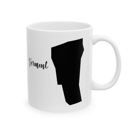 Vermont State Silhouette Ceramic Mug – 11oz    Item #85481