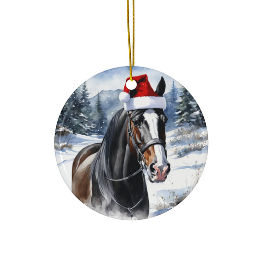 Ceramic Ornament - Horse Christmas      Item #9073757