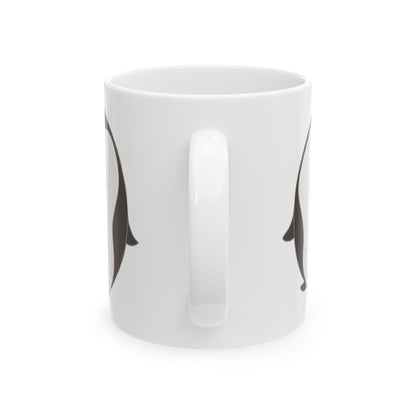 Cute Penguin Ceramic Mug — Adorable Winter Coffee Cup  11oz   Item #1462