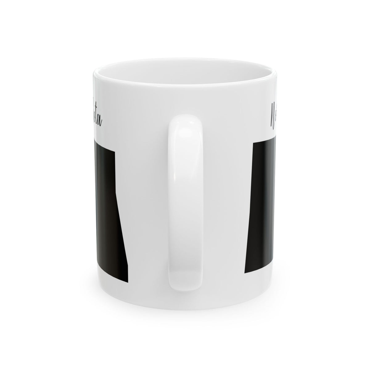 North Dakota State Silhouette Ceramic Mug – 11oz    Item #989356