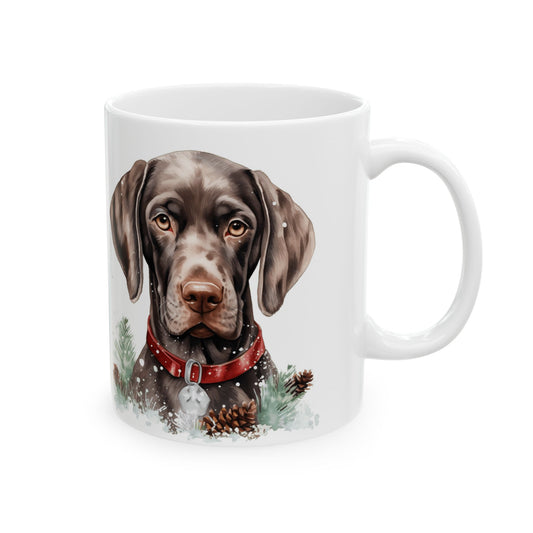 Festive Christmas Puppy Mug 11oz  Item #740011