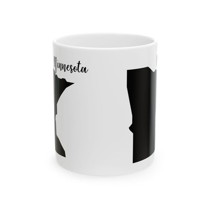 Minnesota State Silhouette Ceramic Mug – 11oz    Item #508473