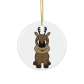 Fawn Ceramic Disc Ornament     Item #3476042