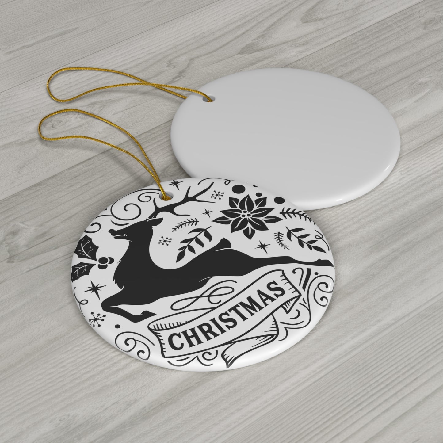 Christmas Ceramic Disc Ornament        Item #9939862