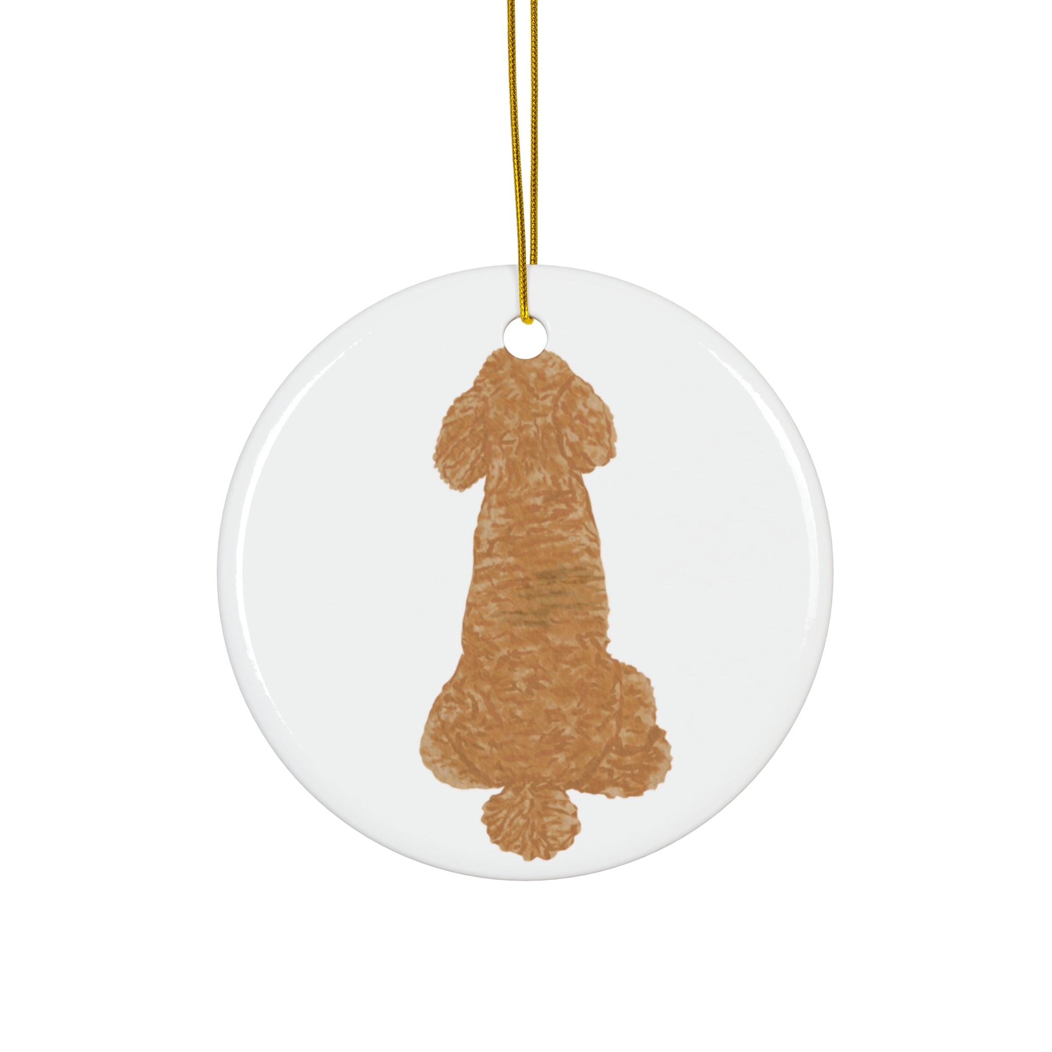 Dog Ceramic Disc Ornament        Item #7583587