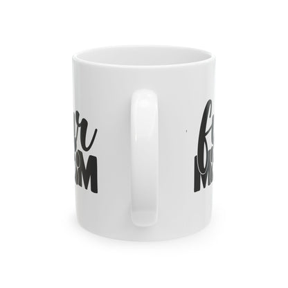Fur Mom Ceramic Mug — Cute Paw Print Coffee Cup for Dog & Cat Lovers 11oz  Item #673139