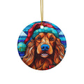 Dog Ceramic Disc Ornament               Item #2293637
