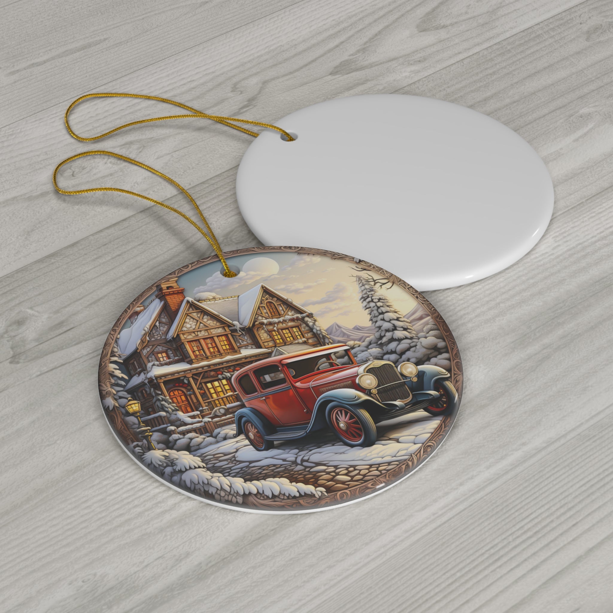 Truck Ceramic Disc Ornament        Item #8856178