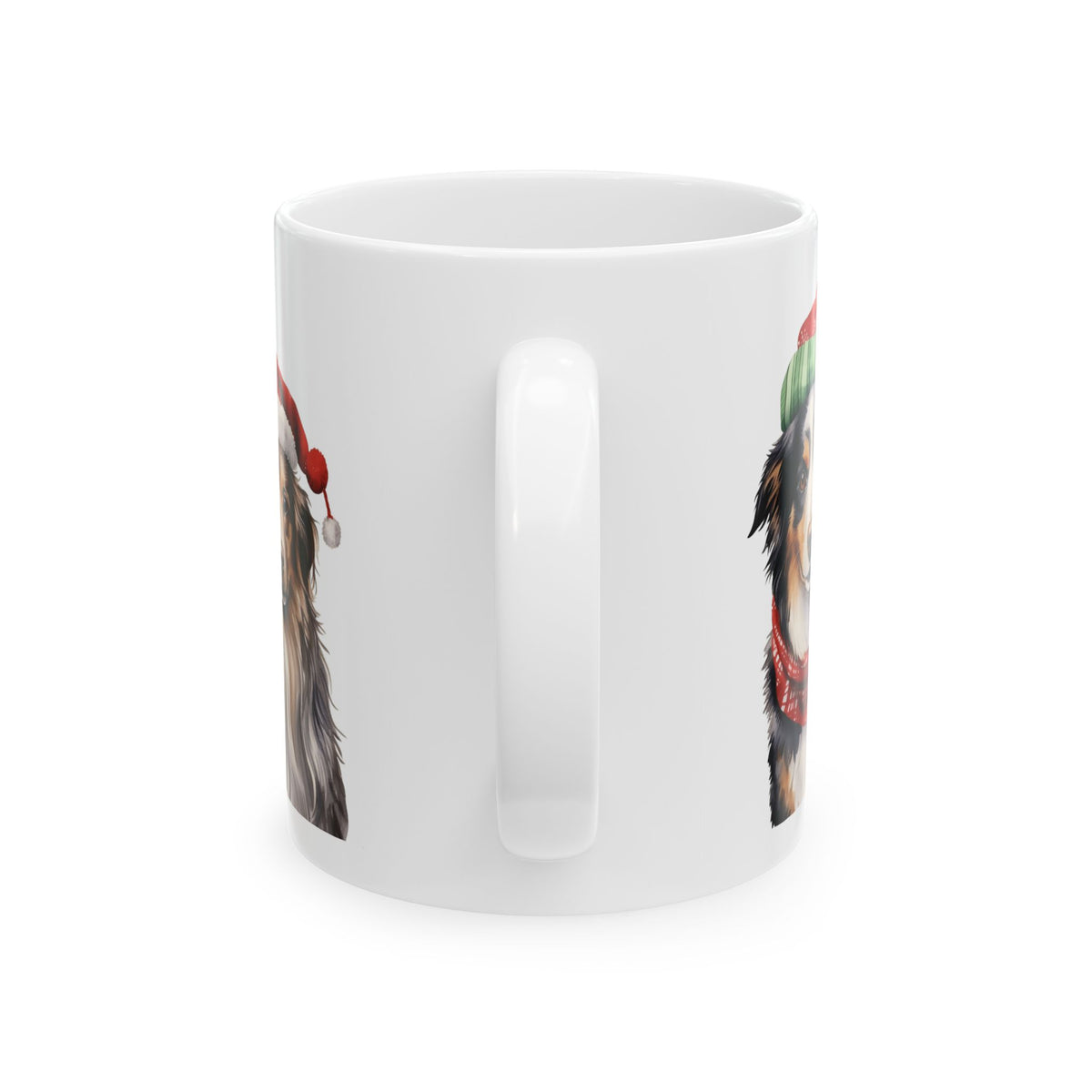 Festive Christmas Dog Ceramic Mug  11oz   Item #937888