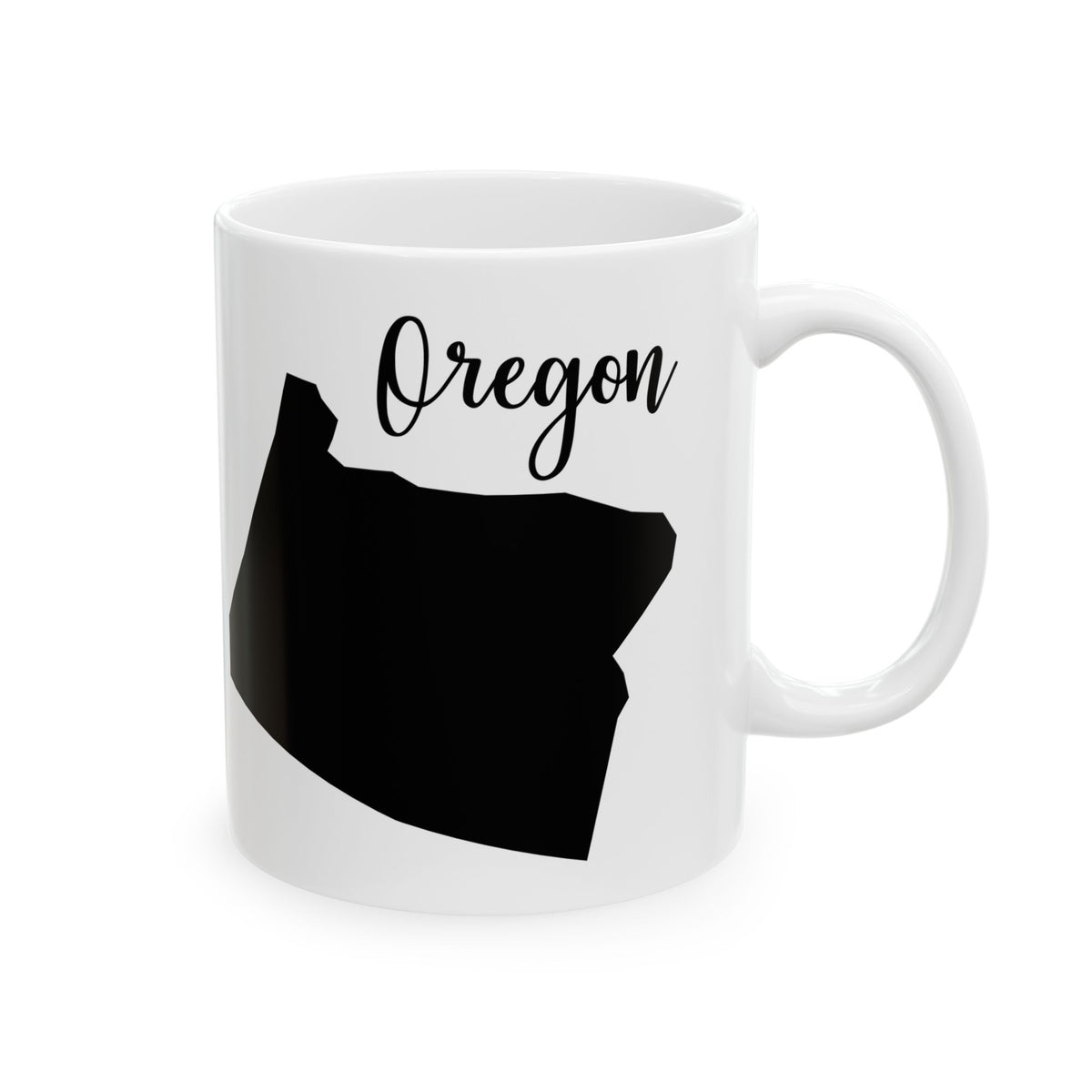 Oregon State Silhouette Ceramic Mug – 11oz    Item #473245