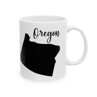 Oregon State Silhouette Ceramic Mug – 11oz    Item #473245