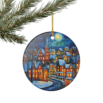 Winter Village Ceramic Ornament    Item #373331