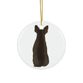 Dog Ceramic Disc Ornament         Item #8110516