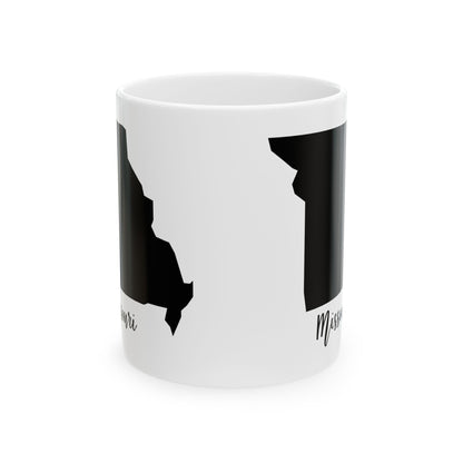Missouri State Silhouette Ceramic Mug – 11oz    Item #88656