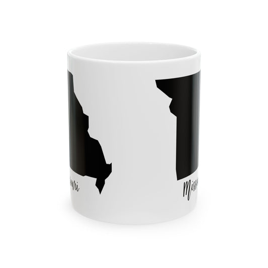 Missouri State Silhouette Ceramic Mug – 11oz    Item #88656
