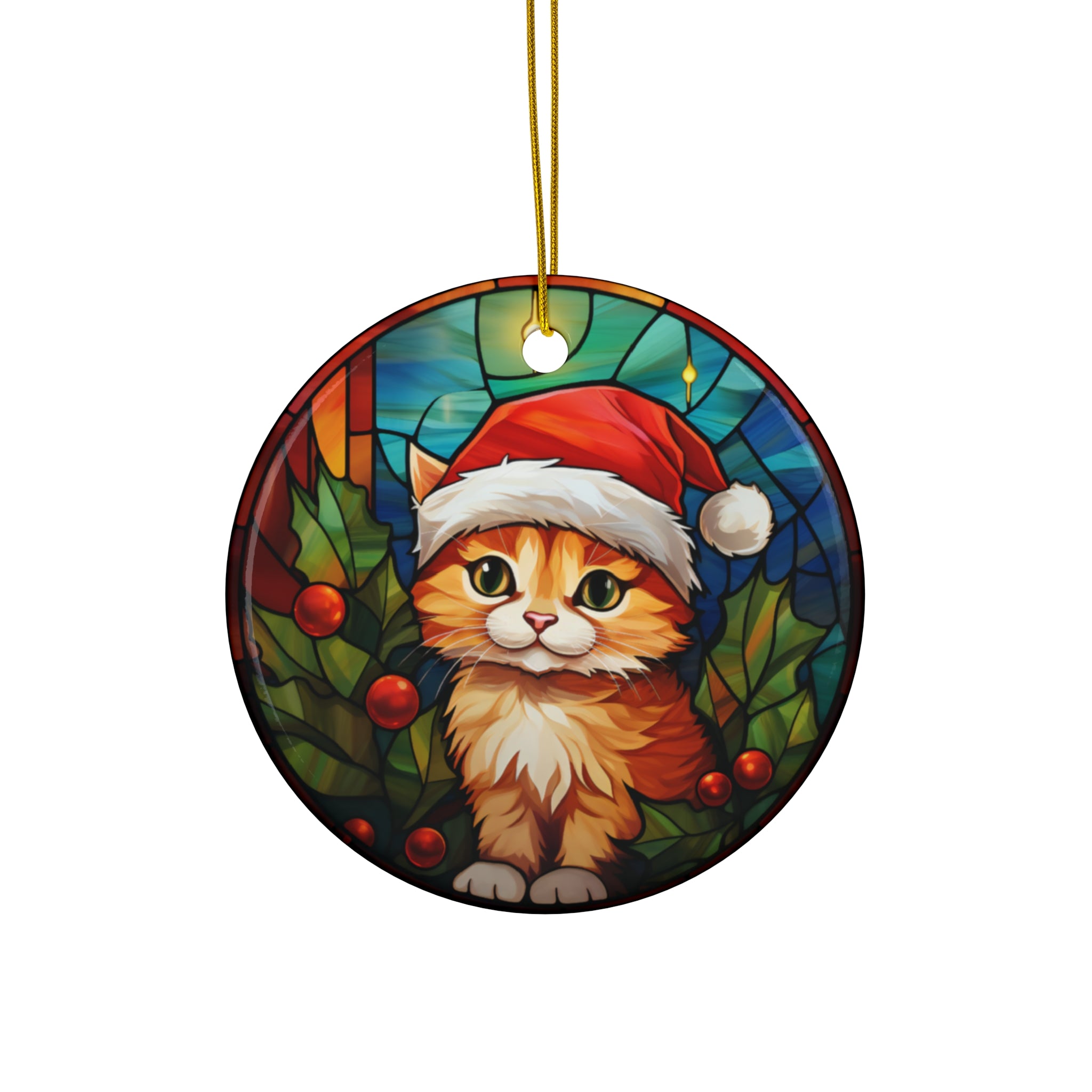 Cat Ceramic Ornament       Item #991117 - Buckshot's Bargain Barn