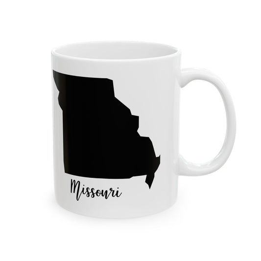 Missouri State Silhouette Ceramic Mug – 11oz    Item #88656