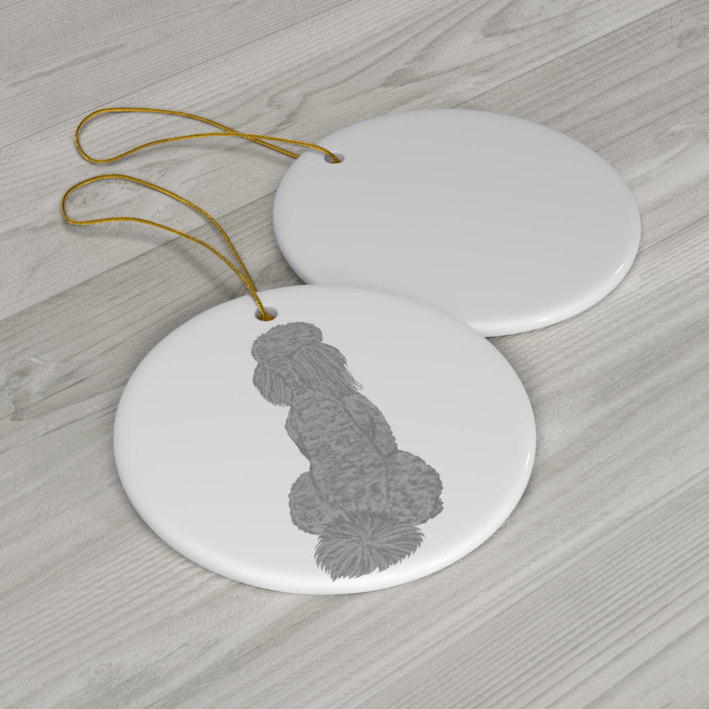 Dog Ceramic Disc Ornament            Item #2069115