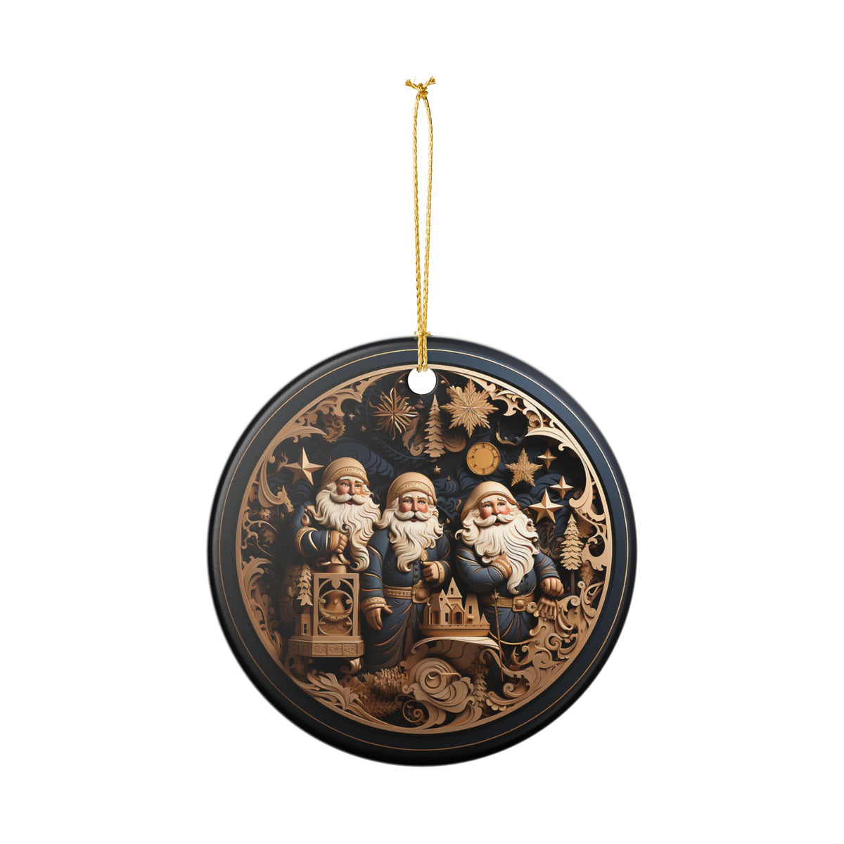 Vintage Santa Claus Christmas Ornament     Item #868501