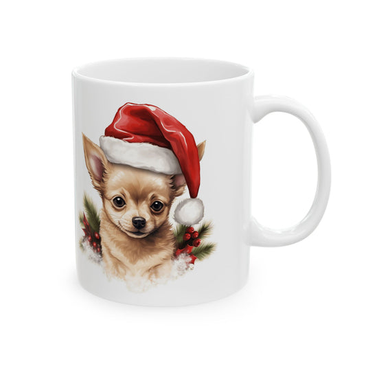 Festive Christmas Dog Ceramic Mug 11oz   Item #282929