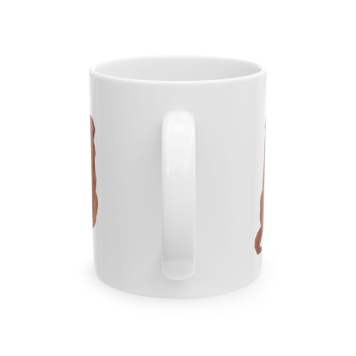 Golden Retriever Ceramic Mug — Cute Back-View Dog Coffee Cup 11oz   Item #268079
