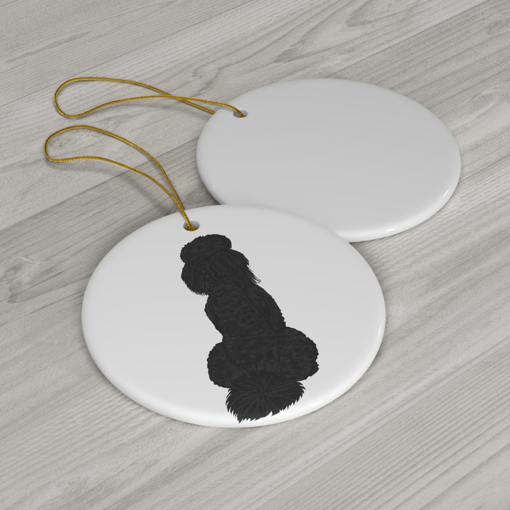 Dog Ceramic Disc Ornament        Item #5812514