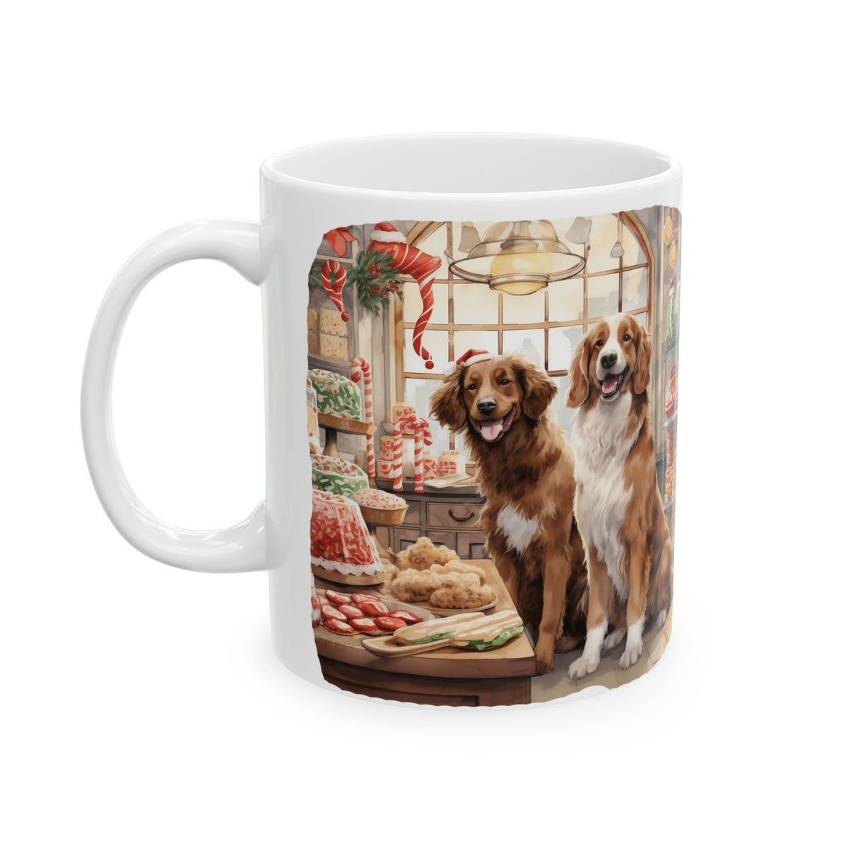 Christmas Bakery Dog Ceramic Mug  11oz  Item #784714