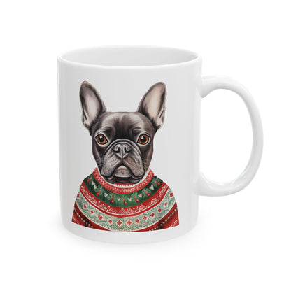 Christmas Dog Mug — Festive Sweater Holiday Coffee Cup 11oz   Item #295188