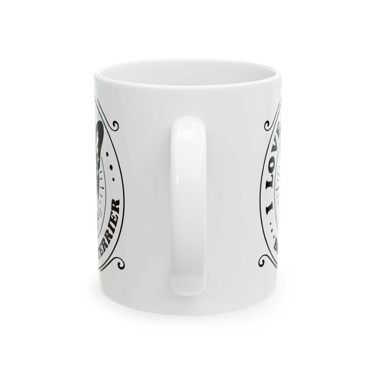 I Love My Boston Terrier Dog Ceramic Mug — Cute Coffee Cup 11oz    Item #123742