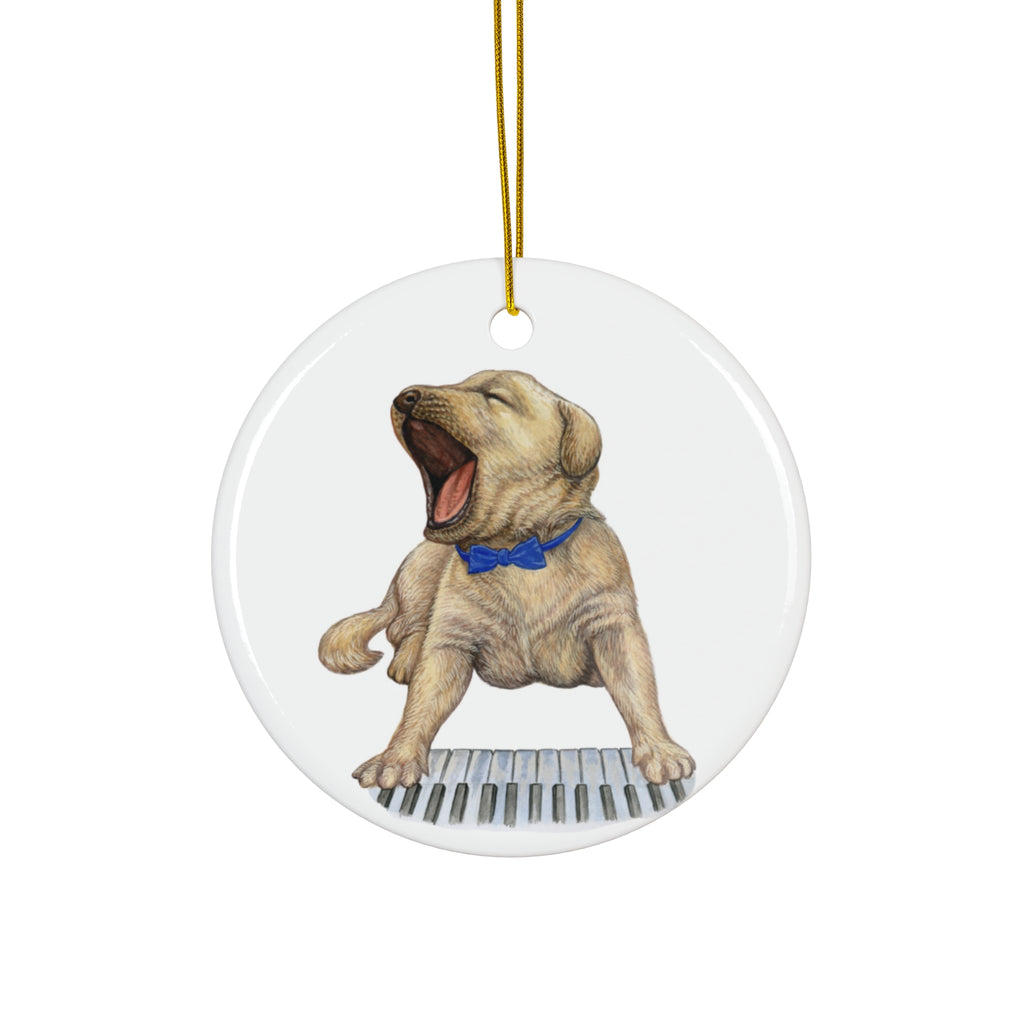 Dog Ceramic Disc Ornament      Item #1147894