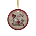 Bear Ceramic Disc Ornament     Item #769388