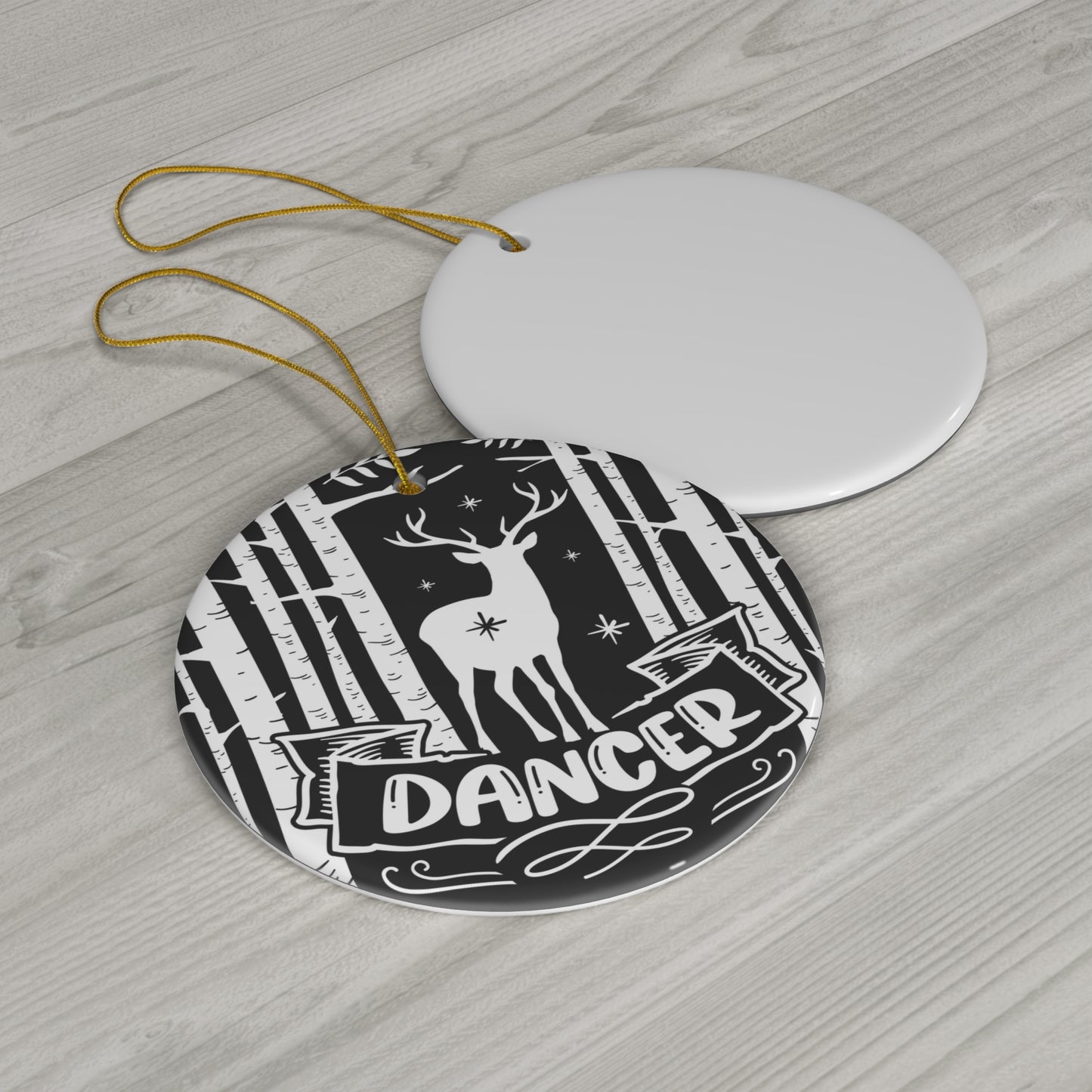 Dancer Ceramic Disc Ornament         Item #3531598