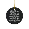 Gifts Of Time Ceramic Disc Ornament     Item #806761