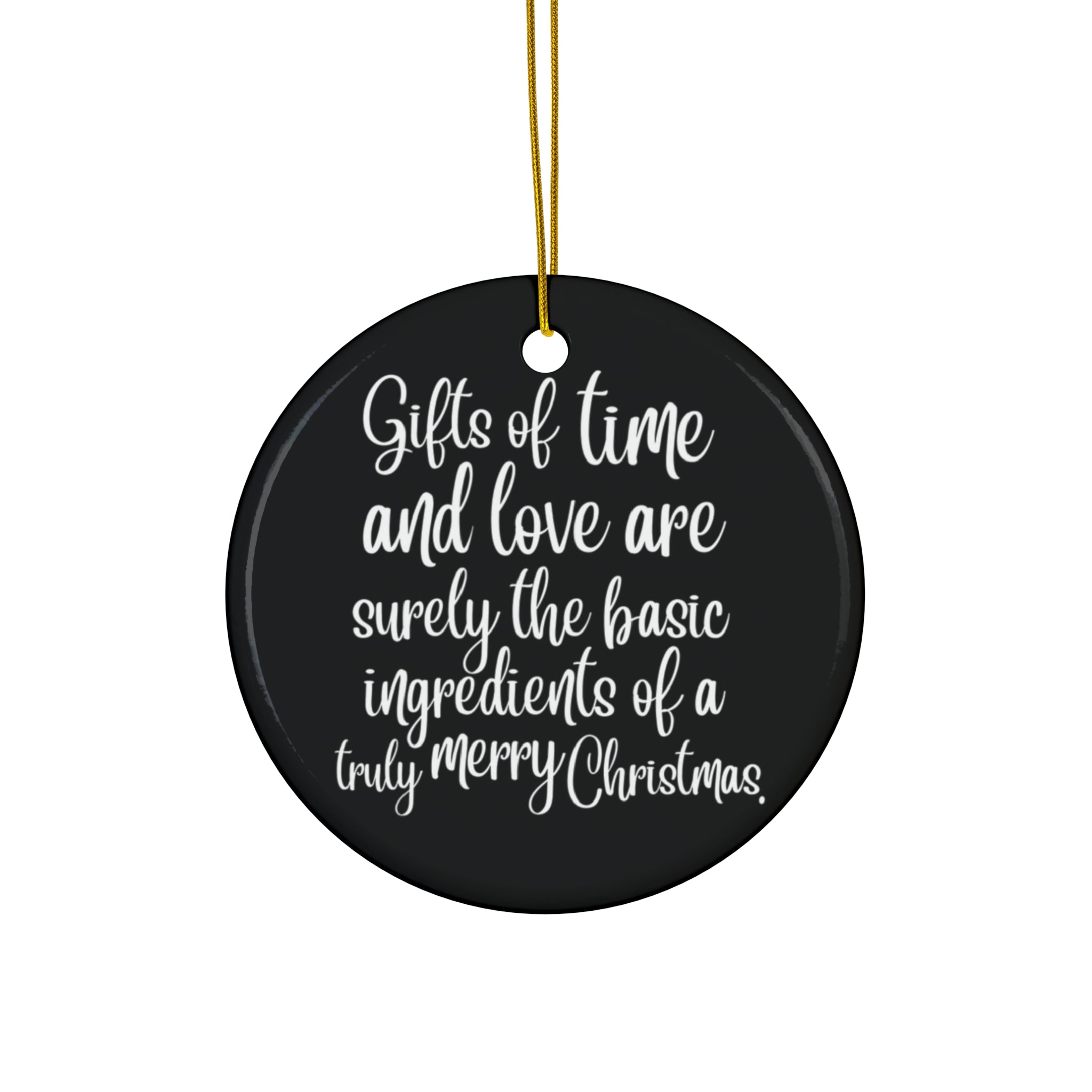 Gifts Of Time Ceramic Disc Ornament     Item #806761