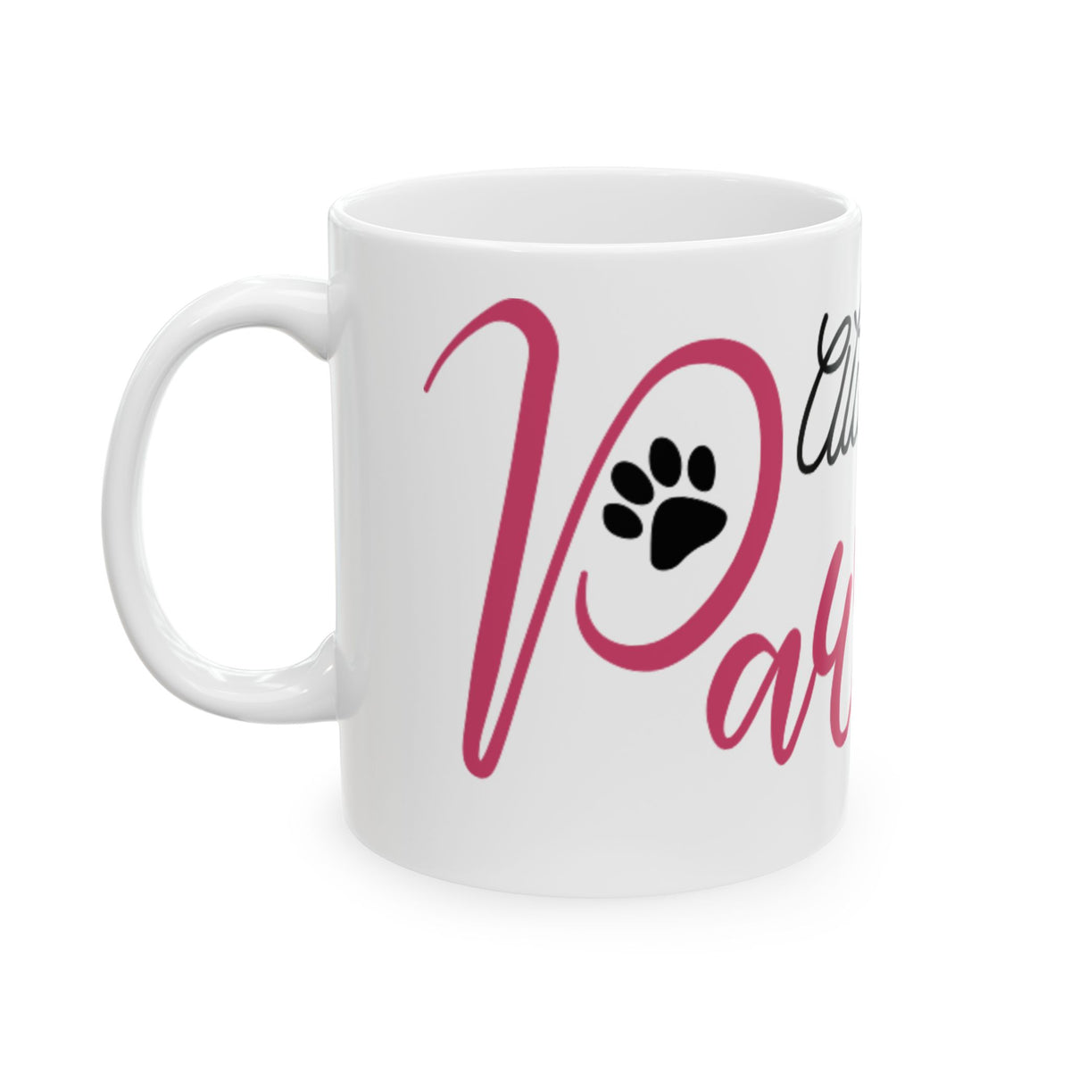Always Be Pawsitive Ceramic Mug — Cute Cat Paw Coffee Cup 11oz   Item #804773