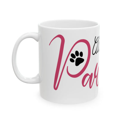 Always Be Pawsitive Ceramic Mug — Cute Cat Paw Coffee Cup 11oz   Item #804773