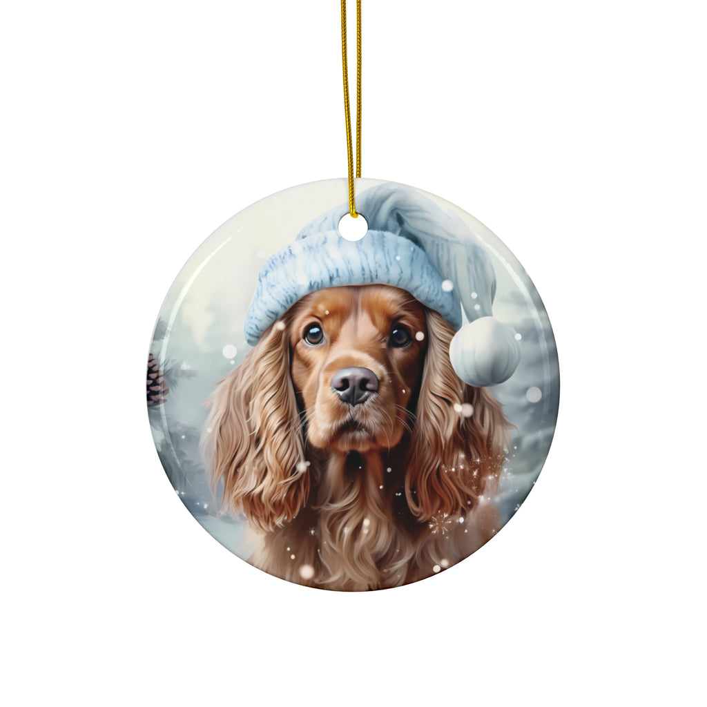 Dog Ceramic Disc Ornament         Item #2225729